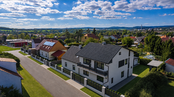 Vizualizace fasády - Prodej domu 218 m², Stará Huť 