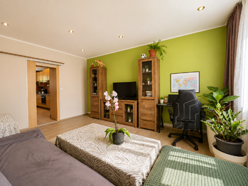 obývací pokoj vizualizace - Prodej bytu 2+1 v osobním vlastnictví 55 m², Karlovy Vary