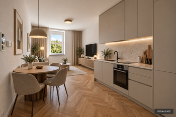 Prodej bytu 2+kk v osobním vlastnictví 34 m², Praha 4 - Podolí