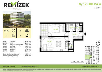 Pronájem bytu 2+kk v osobním vlastnictví 54 m², Praha 5 - Radlice