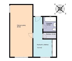 Prodej bytu 1+1 v osobním vlastnictví 45 m², Praha 10 - Strašnice