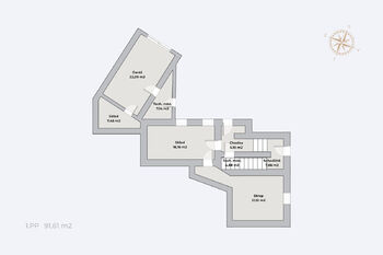 Prodej kancelářských prostor 410 m², Třebíč