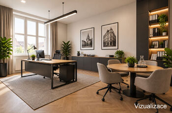 Pronájem kancelářských prostor 127 m², Louny