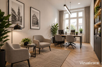Pronájem kancelářských prostor 127 m², Louny