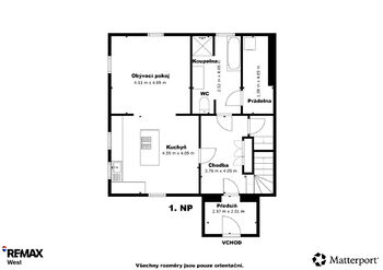 1.NP - Prodej domu 197 m², Nejdek