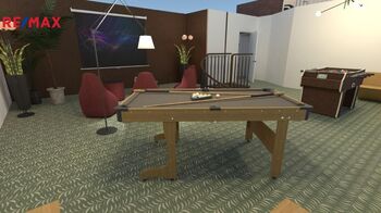 Vizualizace možného budoucího stavu společného prostoru herny - Prodej domu 392 m², Volary