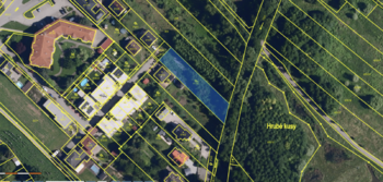 Zobrazení pozemku - Prodej pozemku 1072 m², Rousínov