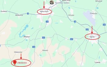 Prodej pozemku 666 m², Chlístovice