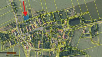 Prodej pozemku 666 m², Chlístovice