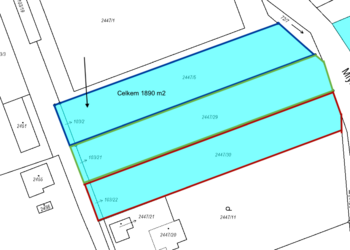 Prodej pozemku 1890 m², Pohořelice