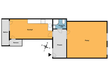 Pronájem bytu 1+1 v osobním vlastnictví 62 m², Praha 2 - Vinohrady