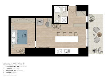 Prodej bytu 2+kk v osobním vlastnictví 48 m², Praha 10 - Vršovice