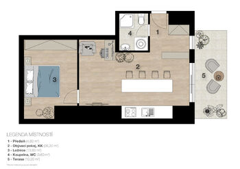 Prodej bytu 2+kk v osobním vlastnictví 48 m², Praha 10 - Vršovice