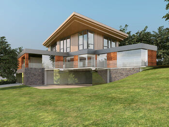 vizualizace 700 m2 - Prodej pozemku 4558 m², Kraslice
