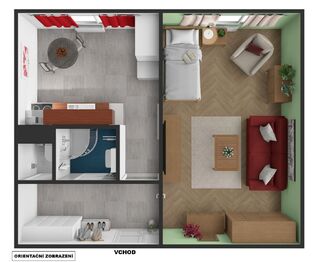 Prodej bytu 1+1 v osobním vlastnictví 40 m², Kladno