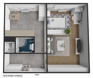 Prodej bytu 1+1 v osobním vlastnictví 40 m², Kladno