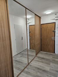 v chodbě je velká vestavěná skříň - Pronájem bytu 2+kk v osobním vlastnictví 45 m², Praha 5 - Stodůlky