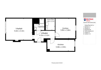 Prodej bytu 2+1 v osobním vlastnictví 65 m², Karlovy Vary