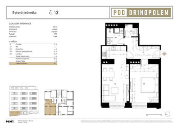 Prodej bytu 2+kk v osobním vlastnictví 60 m², Praha 6 - Břevnov