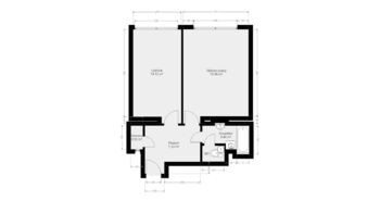 Půdros bytu - Prodej bytu 2+kk v osobním vlastnictví 45 m², Praha 5 - Košíře