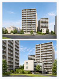 Vizualizace dle technického projektu. - Prodej pozemku 260 m², Praha 3 - Strašnice