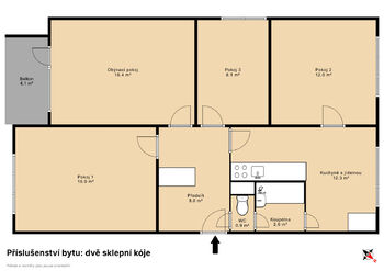 Prodej bytu 4+1 v osobním vlastnictví 78 m², Karlovy Vary