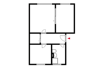 Prodej bytu 2+1 v osobním vlastnictví 44 m², Tmaň