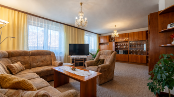 Obývací pokoj přízemí - Prodej domu 186 m², Prušánky