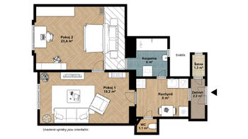 Prodej bytu 1+1 v osobním vlastnictví 59 m², Praha 6 - Bubeneč