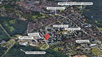 Občanská vybavenost - Pronájem bytu 2+kk v osobním vlastnictví 51 m², Kladno