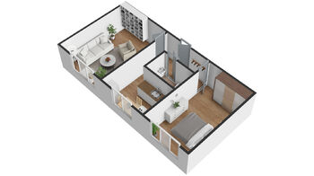 Prodej bytu 2+1 v osobním vlastnictví 49 m², Podbořany