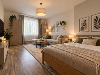 Vizualizace - Prodej bytu 2+1 v osobním vlastnictví 50 m², Podbořany