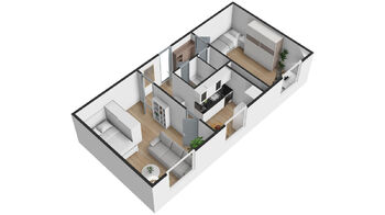 Prodej bytu 2+1 v osobním vlastnictví 50 m², Podbořany