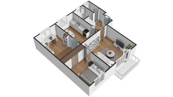 Prodej bytu 3+1 v osobním vlastnictví 64 m², Podbořany