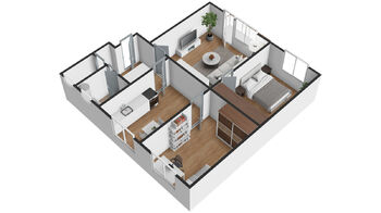Prodej bytu 3+1 v osobním vlastnictví 64 m², Podbořany