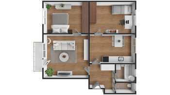 Prodej bytu 3+1 v osobním vlastnictví 64 m², Podbořany
