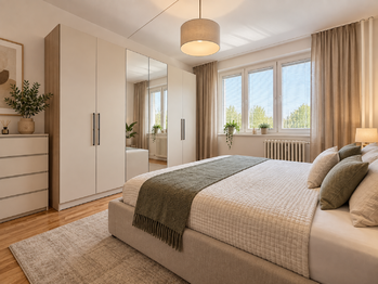 Vizualizace - Prodej bytu 2+1 v osobním vlastnictví 57 m², Podbořany