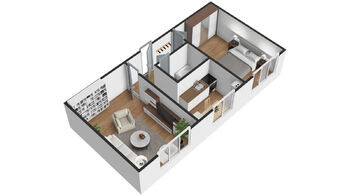 Prodej bytu 2+1 v osobním vlastnictví 57 m², Podbořany