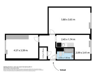 Prodej bytu 2+1 v osobním vlastnictví 62 m², Ústí nad Labem