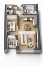 Prodej bytu 2+kk v osobním vlastnictví 52 m², Praha 9 - Střížkov