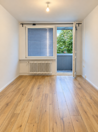 Obývací pokoj + lodžie - Pronájem bytu 2+kk v osobním vlastnictví 42 m², Praha 10 - Strašnice
