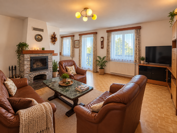 obývací pokoj - Prodej domu 304 m², Srubec
