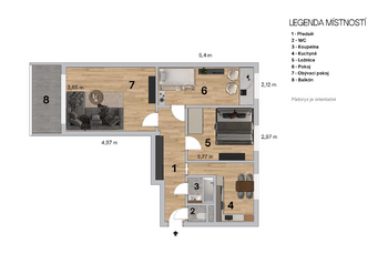 Prodej bytu 3+1 v družstevním vlastnictví 62 m², Ostrava