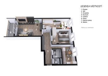 Prodej bytu 3+1 v družstevním vlastnictví 62 m², Ostrava