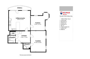 Prodej bytu 3+kk v osobním vlastnictví 105 m², Karlovy Vary