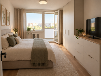 vizualizace - Prodej bytu 3+kk v osobním vlastnictví 68 m², Praha 10 - Petrovice