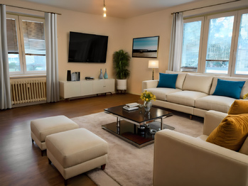 vizualizace - Pronájem bytu 3+1 v družstevním vlastnictví 80 m², Dobříš