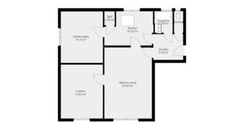 Prodej bytu 3+1 v osobním vlastnictví 74 m², Bystřice nad Pernštejnem