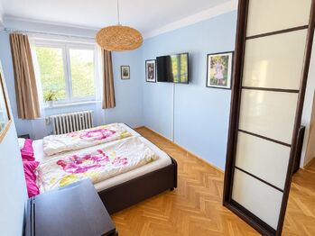 Ložnice - Pronájem bytu 3+1 v osobním vlastnictví 67 m², Praha 9 - Klánovice