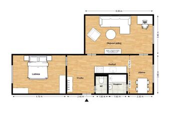 Prodej bytu 2+1 v osobním vlastnictví 60 m², Aš